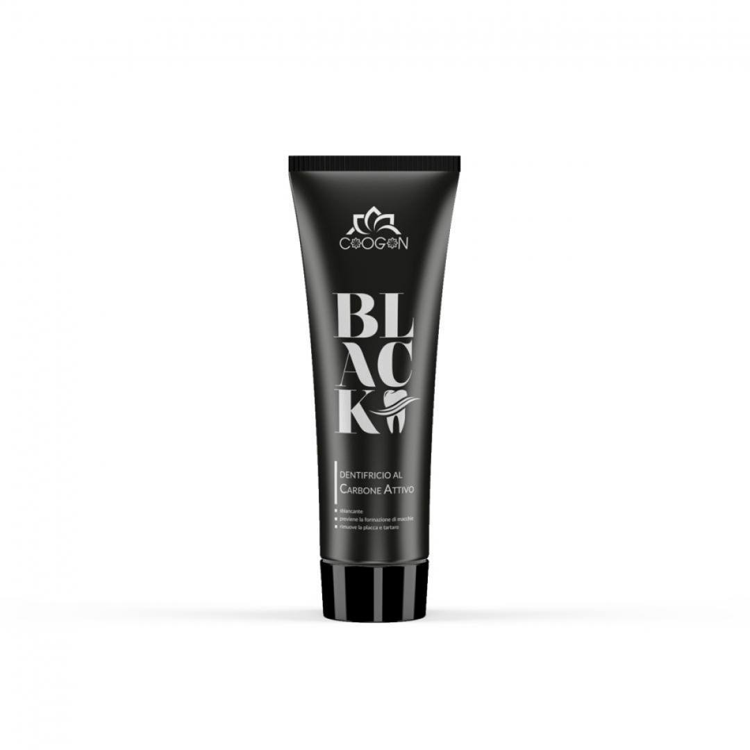 BLK02 Aktivierte Holzkohle Schwarze Zahnpasta 75gr