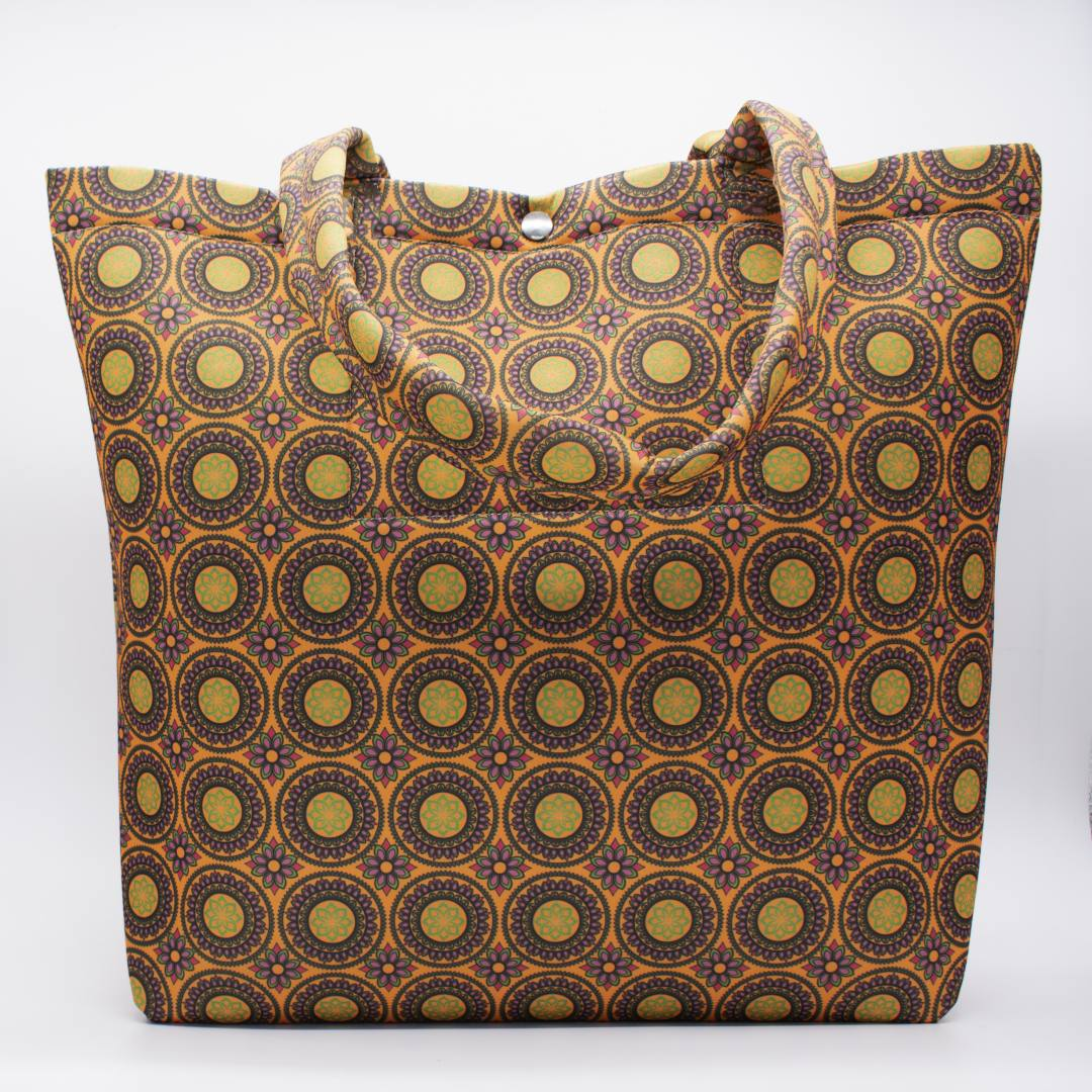BM71 Indien Orange Shoppertasche