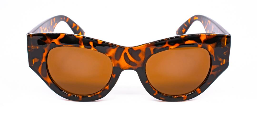 KL0069 «Miranda» Sonnenbrille - glänzende Schildkröte