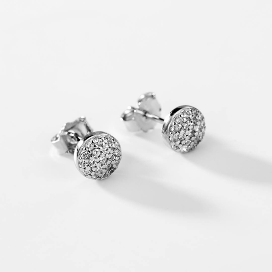 AG080 Diamantfragmente Ohrringe