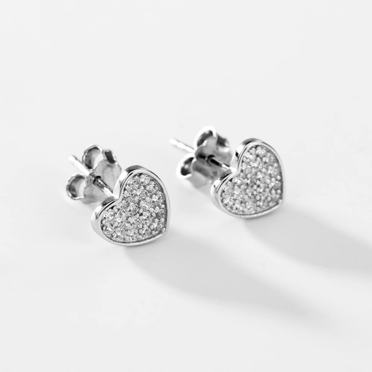 AG088 Little Light Heart Studus Ohrringe