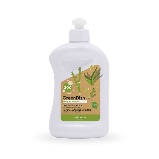 BH0007 Greendish «Aloe & Bamboo» (mit Saponaria officinalis) 200 Waschungen - 500 ml