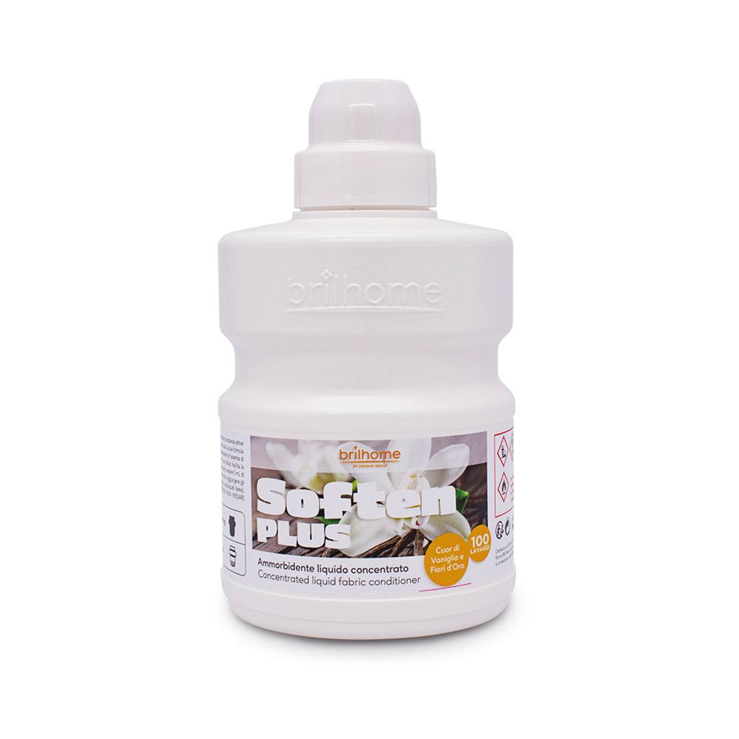 BH0016 Weich plus «golden vanille» - konzentrierter flüssiger Stoff Conditioner 100 Wäsche (vegan) 500 ml