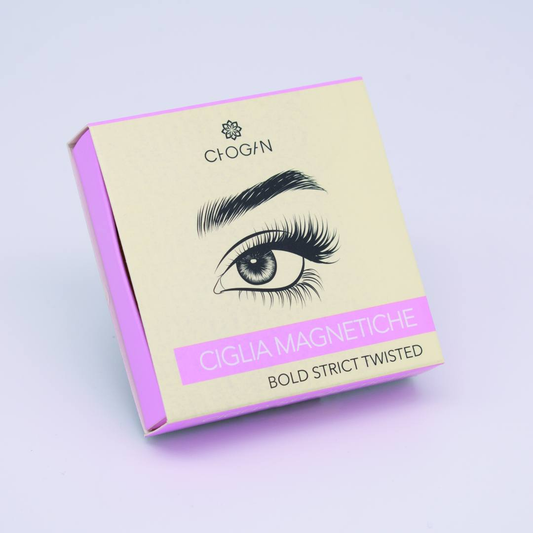ELS01 Fett strenge verdrehte magnetische Wimpern
