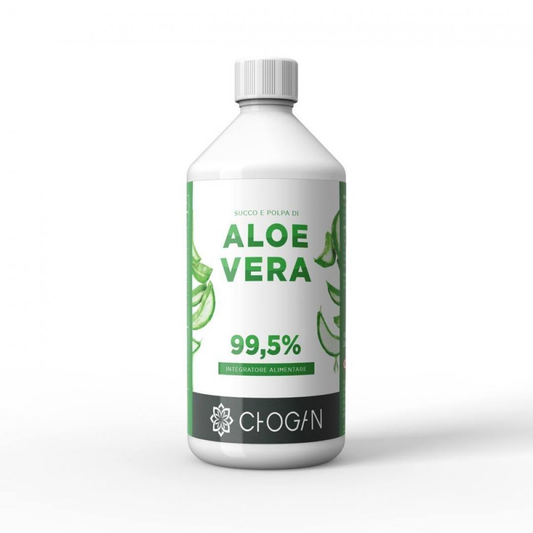 INT01 Saft und Zellstoff von Aloe Vera 99,5% (Lebensmittelergänzung) - 1 LT