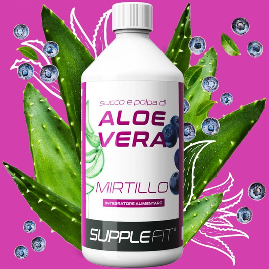 INTB010 Aloe Vera -Saft und Fruchtfleisch mit Blaubeersaft