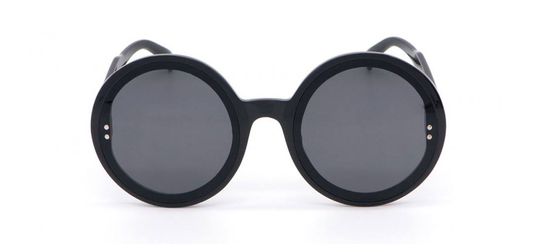 KL0010 «Iris» Sonnenbrille - glänzendes Schwarz