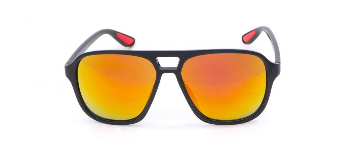 KL0034 «Lebowski» Sonnenbrille - glänzendes Schwarz