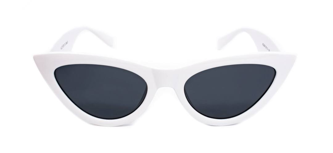 KL0049 «Kelly» Sonnenbrille - glänzendes Weiß