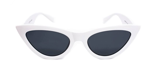 KL0049 «Kelly» Sonnenbrille - glänzendes Weiß