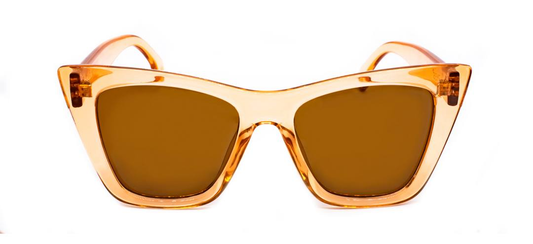KL0062 «Square Ketty» Sonnenbrille - hellbraun