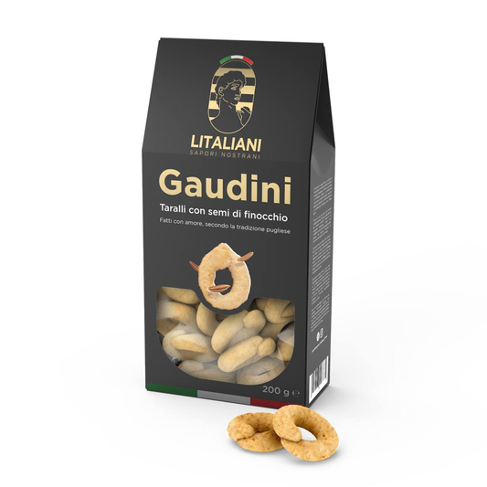 LIT0002 Gaudini - Taralli mit Fenchelsamen 200 g
