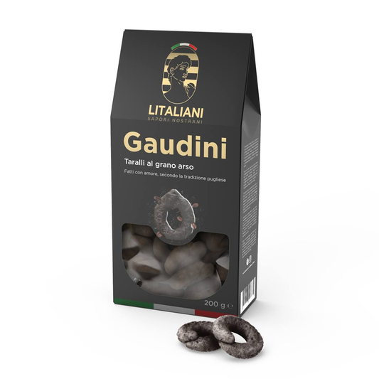 LIT0009 Gaudini - verbrannte Weizen -Taralli 200 g
