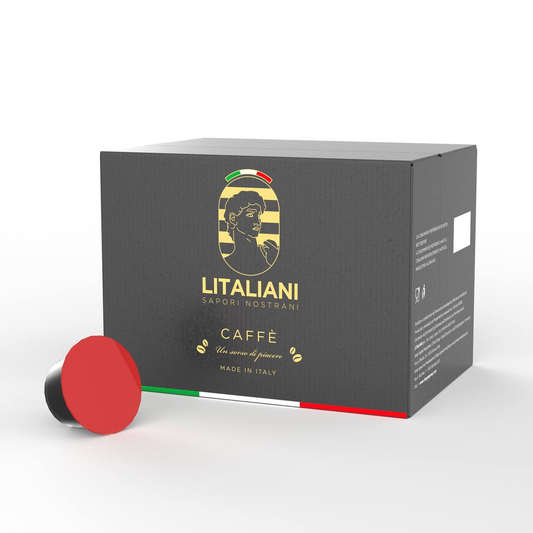 LIT0033 Dolce Gusto® kompatible Kaffeekapseln - rote Mischung (klassisch) 50 pz